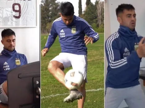Pity Martínez compartió un video con su puesta a punto tras la lesión de rodilla