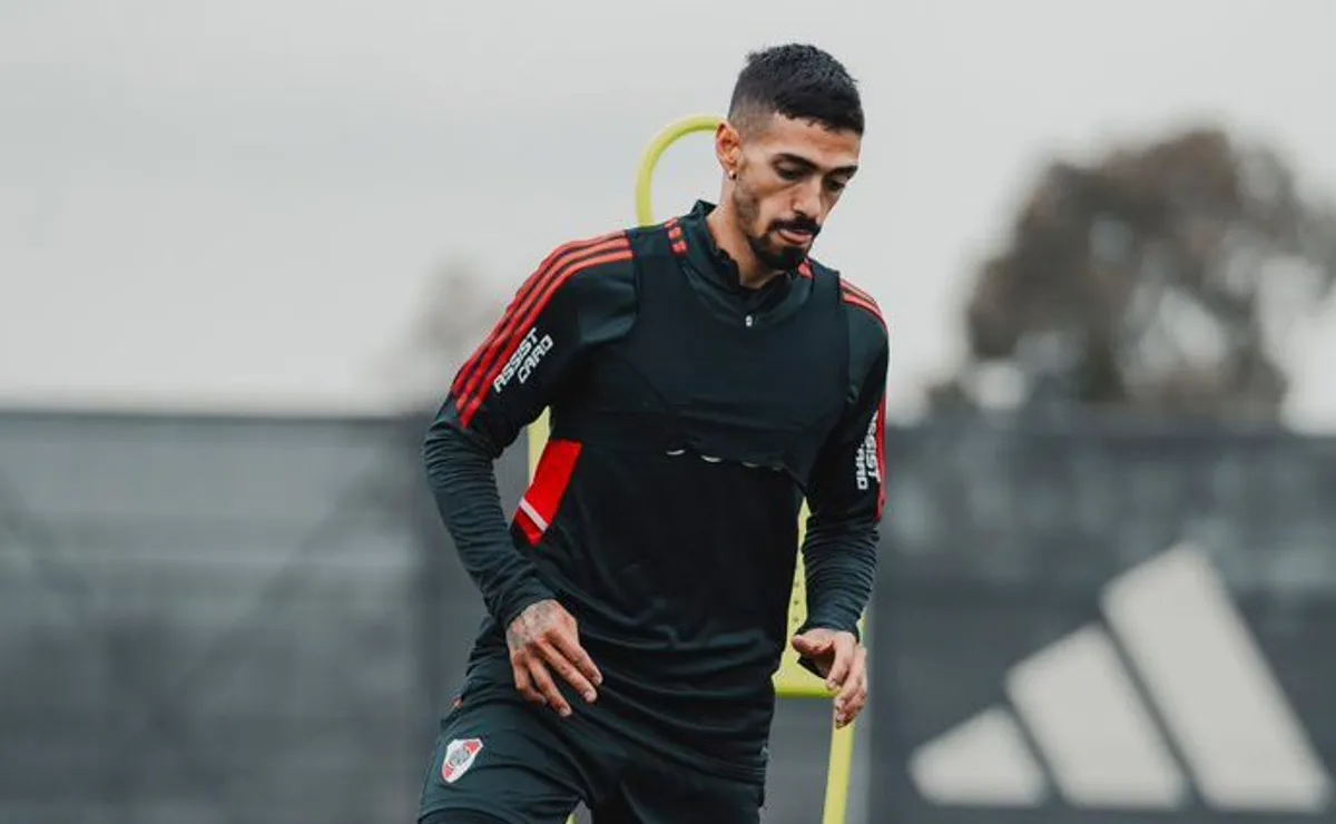 Manu Lanzini y sus primeros entrenamientos con la ropa del Más Grande.