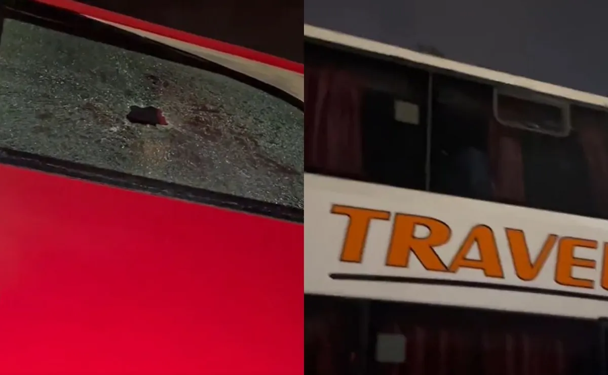 Siempre lo mismo: apedrearon micros de River en Brasil
