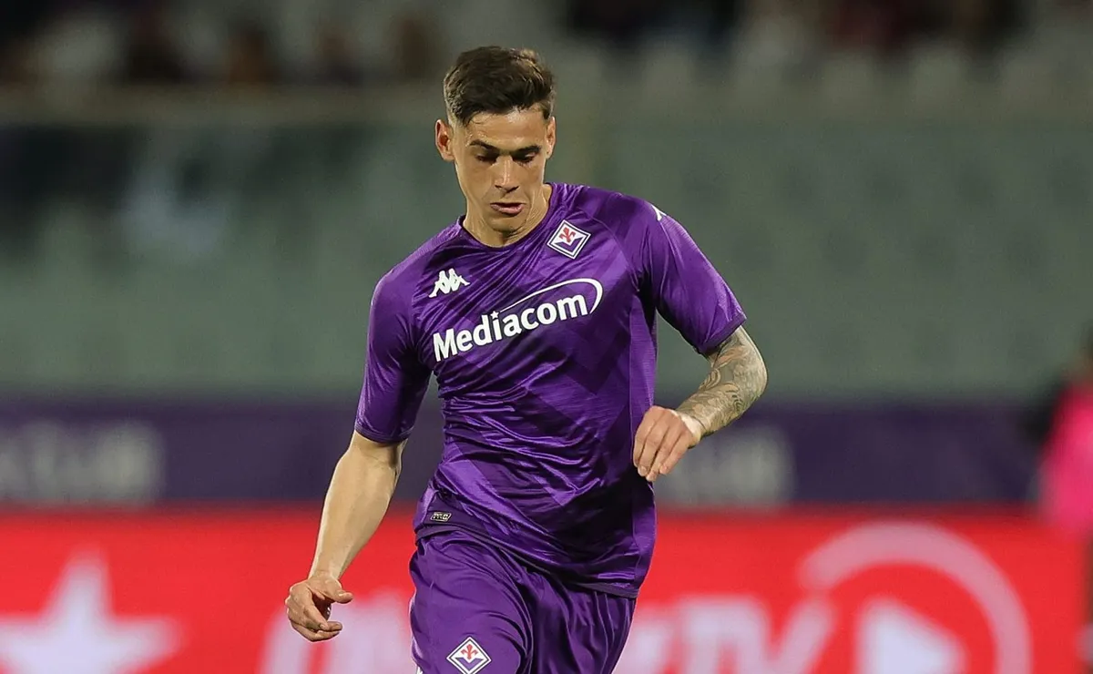 Martínez Quarta metió gol para la Fiorentina