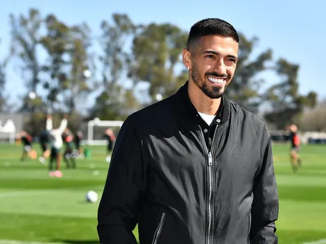Lanzini pasó por el River Camp y se confirmó si viaja a Brasil