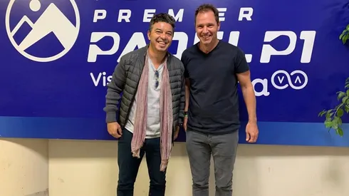 Gallardo junto a Brito hace un tiempo.