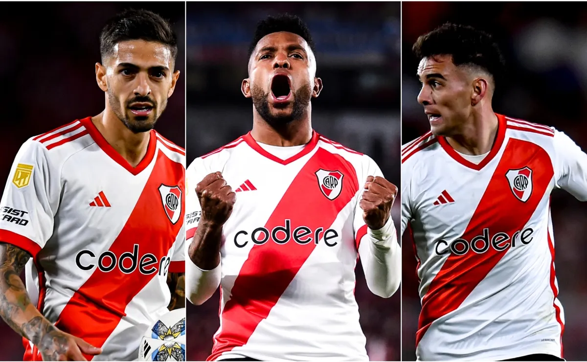 Lanzini, Borja y Enzo Díaz.