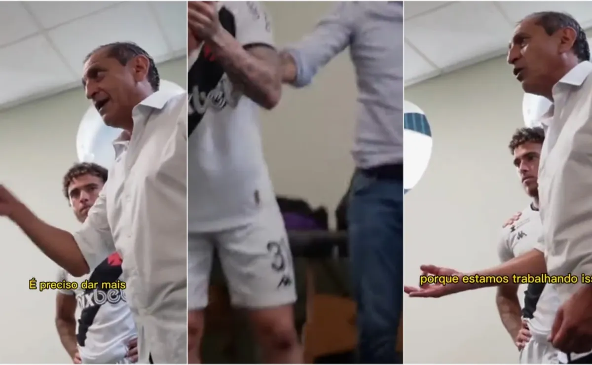 Ramón Díaz estalló contra sus jugadores del Vasco Da Gama pero luego los felicitó