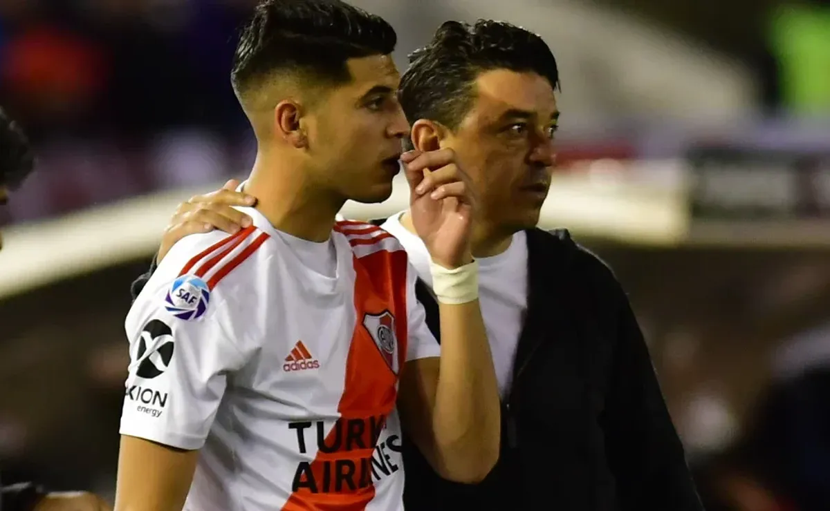 Palacios y el agradecimiento a Marcelo Gallardo en sus inicios como futbolista profesional.