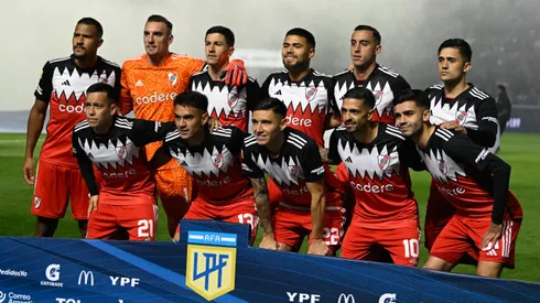 Los once de River que salieron a jugar el partido.