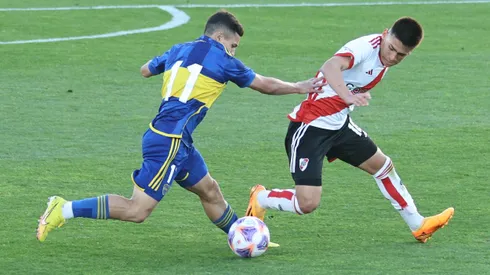 El Diablito estuvo presente en el superclásico de Reserva en 2023.