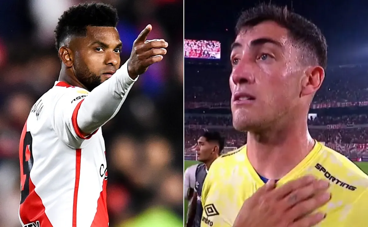 Borja se trenzó con el arquero de Atlético Tucumán y casi termina a las piñas.