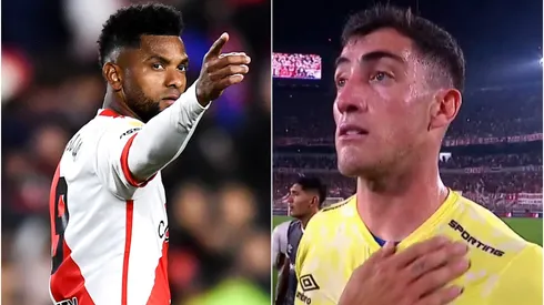 Borja se trenzó con el arquero de Atlético Tucumán y casi termina a las piñas.