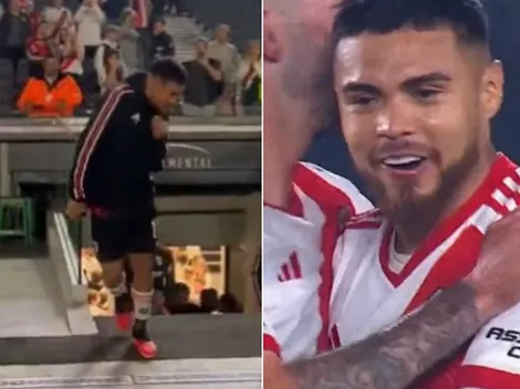 Paulo Díaz, a lo Rocky Balboa: puños al aire, pisotón y un insólito gol anulado