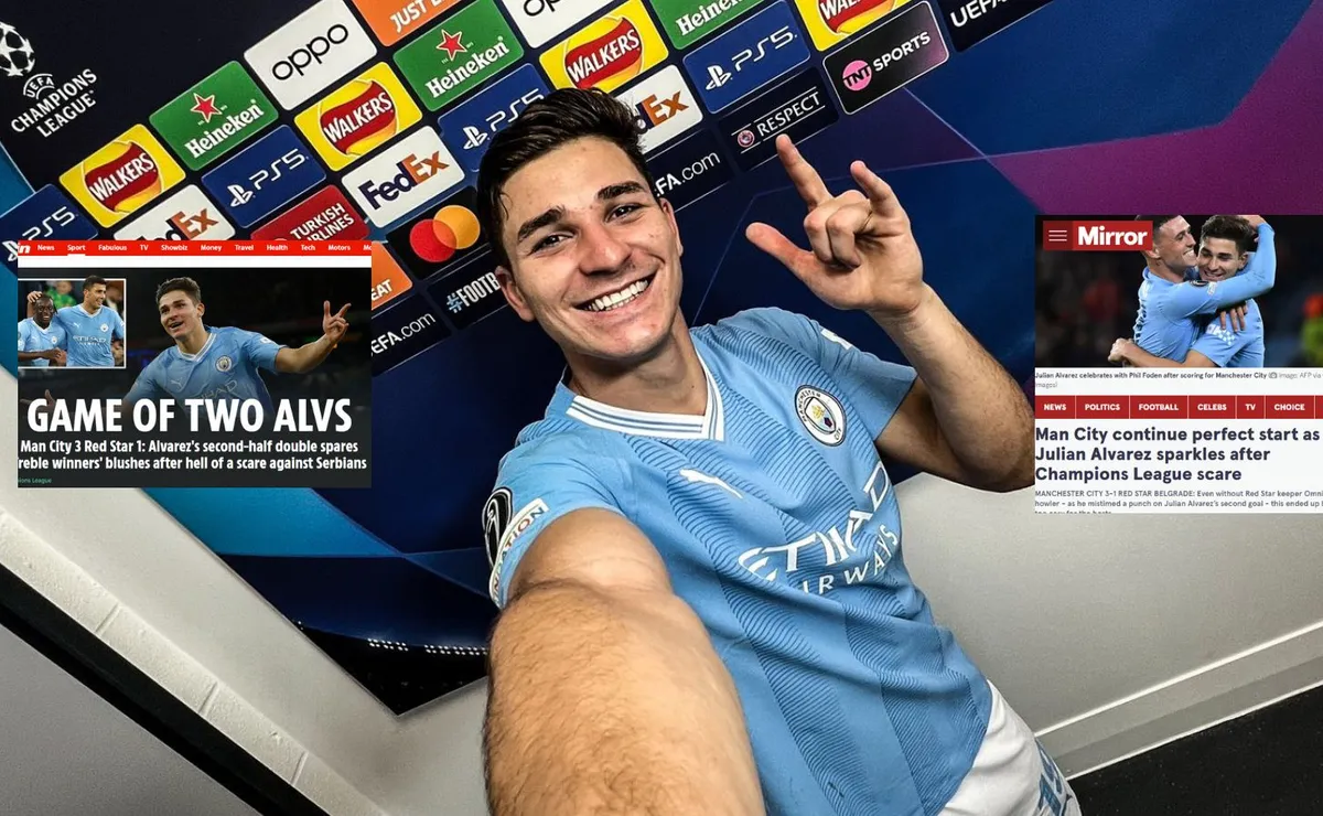 Inglaterra se rinde a los pies de Julián: así repercutió su doblete en Champions