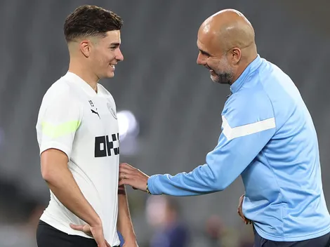 Guardiola, enloquecido con Julián: "Es indiscutible, estamos encantados"