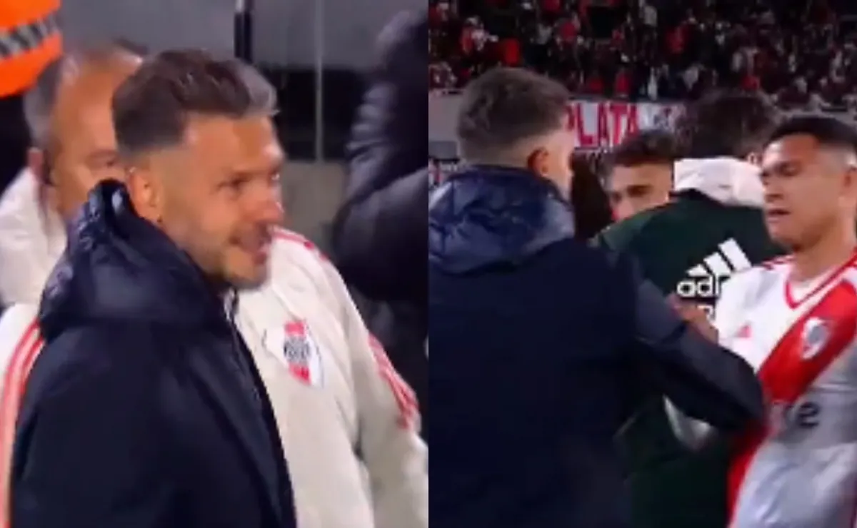 La actitud que tomó Demichelis con los jugadores una vez terminado el partido