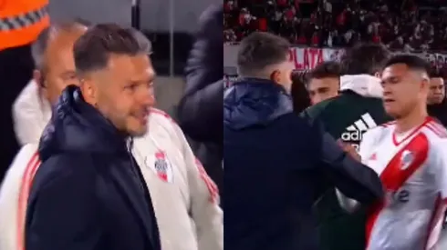 La actitud que tomó Demichelis con los jugadores una vez terminado el partido