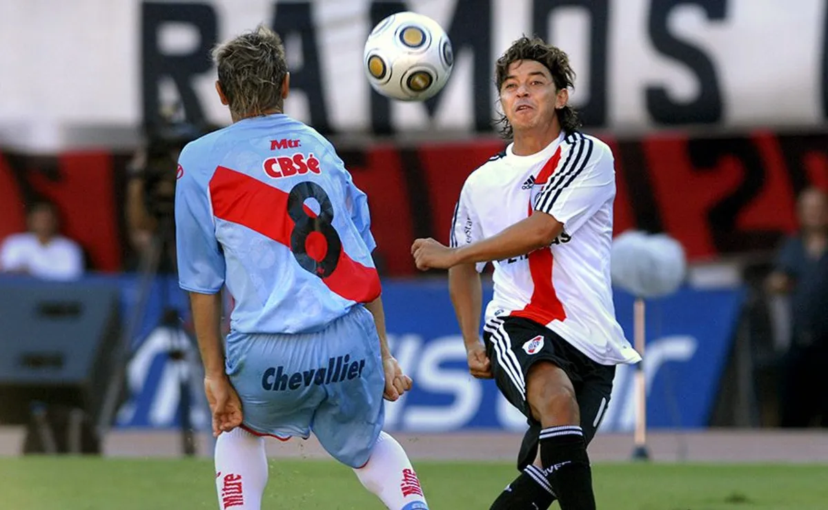 Marcelo Gallardo, la gran figura ante Arsenal.