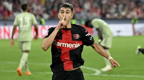 Palacios gritando su gol al Bayern Munich