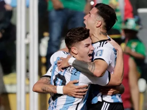 El desopilante cruce entre Enzo y Julián luego del triunfo ante Bolivia