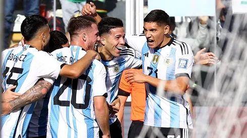 Enzo Fernández abrió la cuenta y jugó un partidazo en la altura de La Paz.