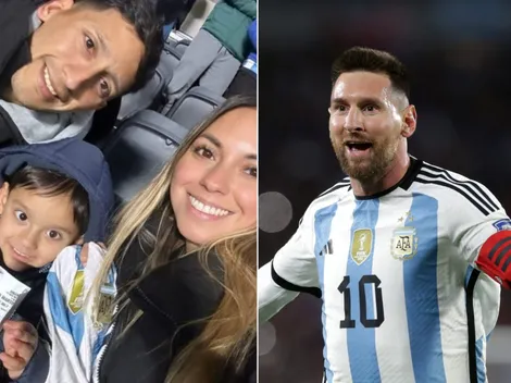 El festejo alocado de Aliendro con el gol de Messi en el Monumental