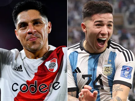 La increíble foto de Enzo Pérez que enloqueció a Enzo Fernández