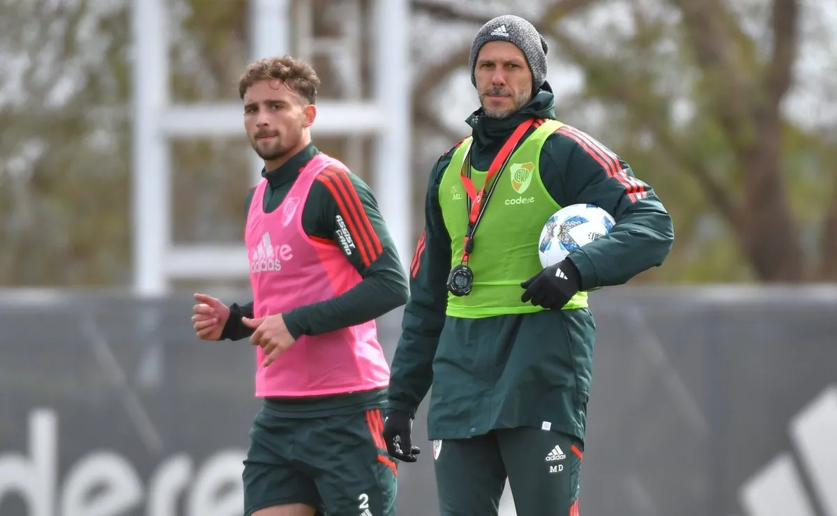 Boselli y Demichelis. (Foto: Prensa River).