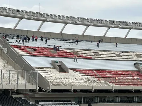 Comenzó la colocación de las nuevas butacas en la Belgrano Alta