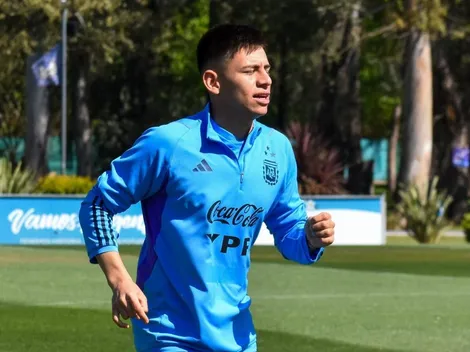 Claudio Echeverri: “Tengo que seguir trabajando para volver del Mundial y tener más minutos en River”