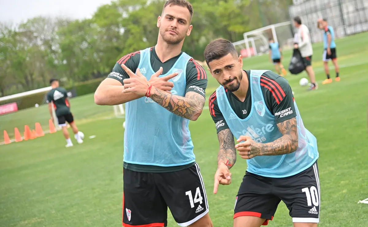 Leandro González Pirez y Manu Lanzini.
