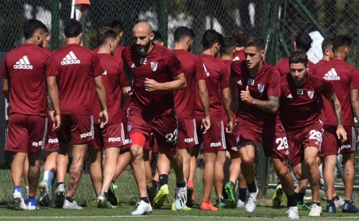 River entrenando en 2019