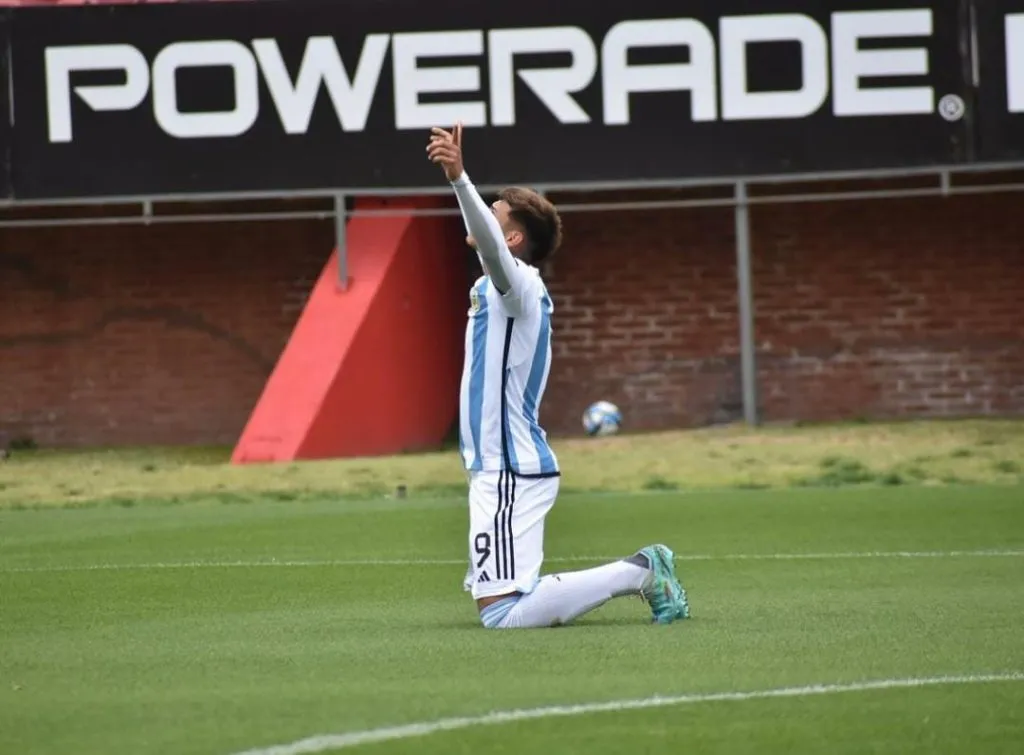 Agustín Ruberto le convirtió a México. (Foto: Prensa AFA)