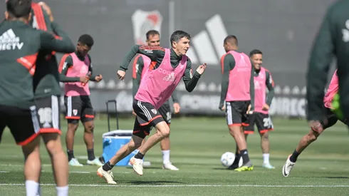 Nacho Fernández entrenó bien y podría jugar ante Tigre.