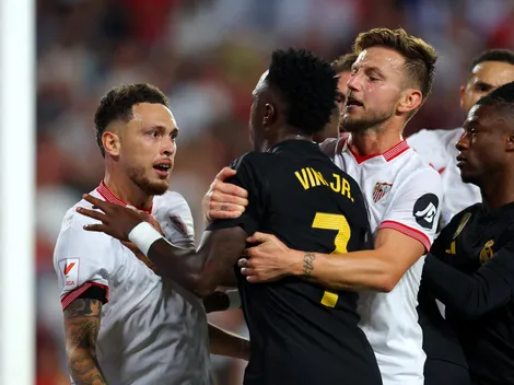 VIDEO | Fuerte cruce de Ocampos con Vinicius Junior frente al Real Madrid