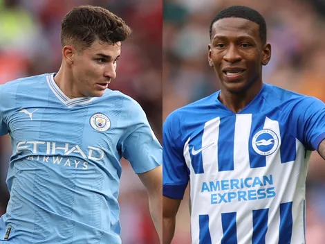 Manchester City vs. Brighton: horario, canal de TV y formaciones con Julián Álvarez