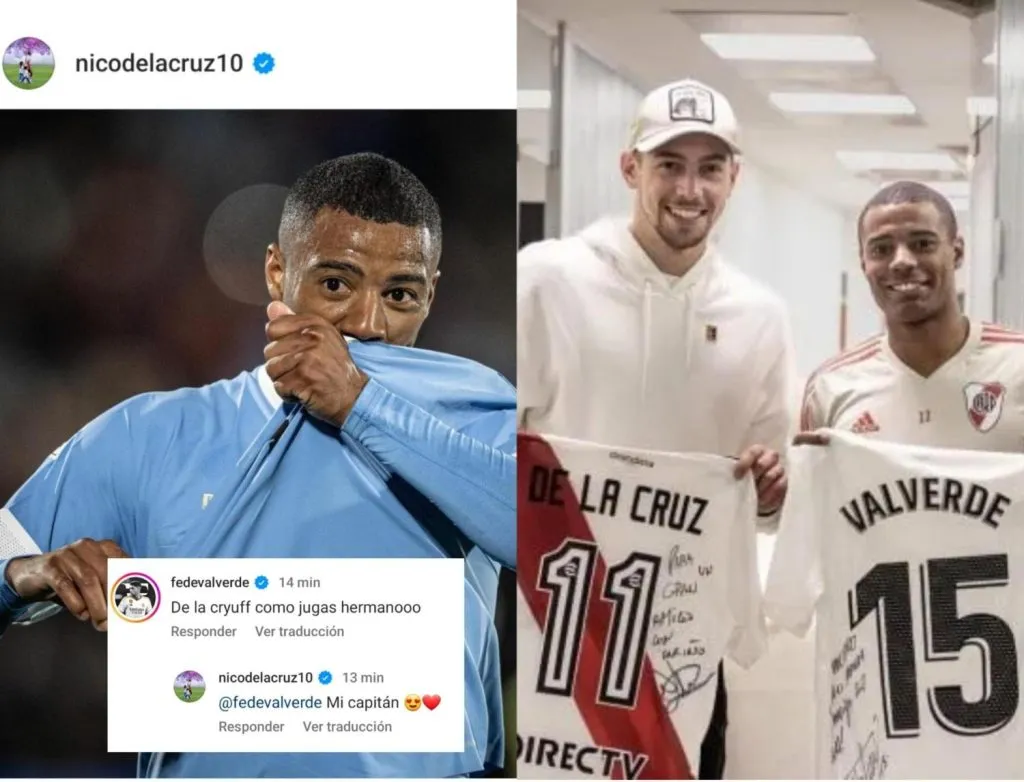 Valverde elogió a De La Cruz. (Foto: Instagram / La Página Millonaria).