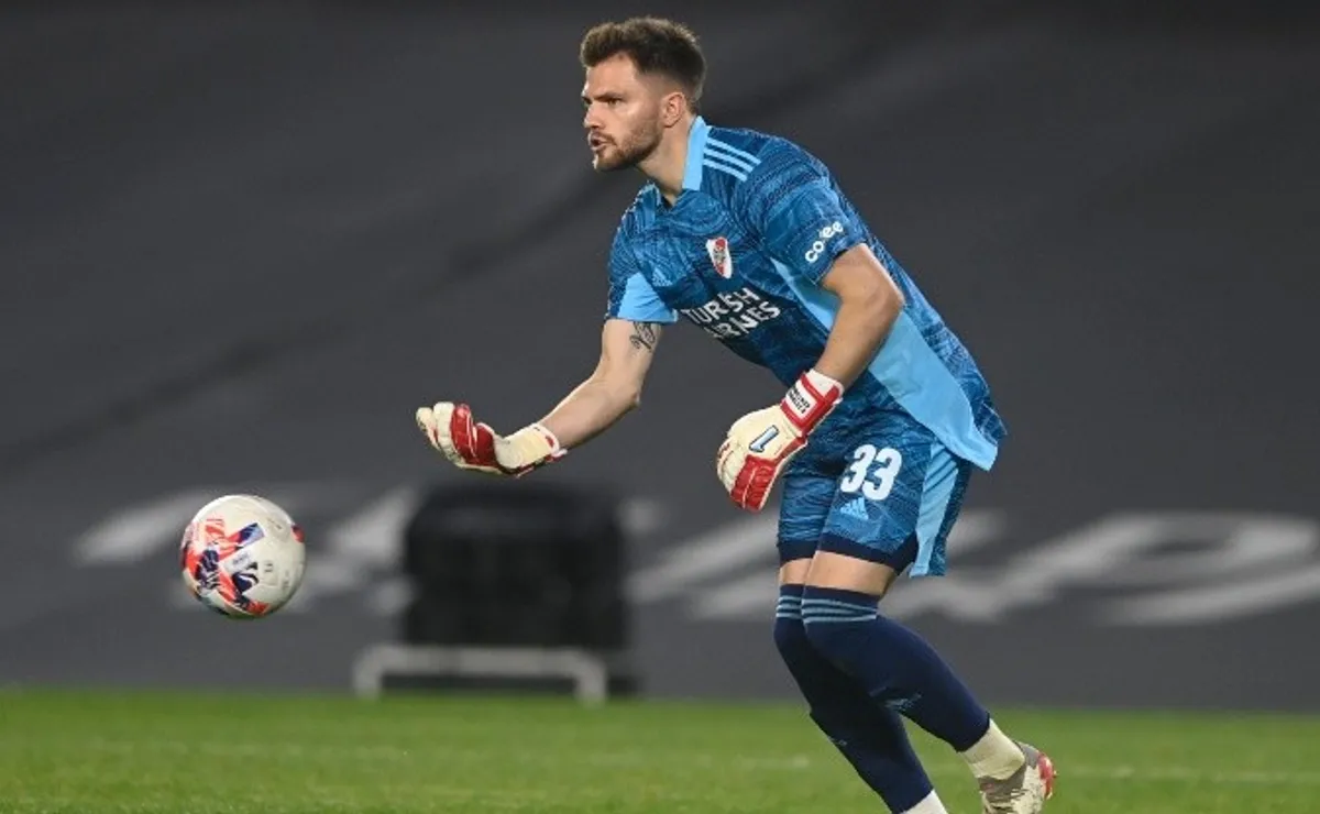 Centurión tiene 10 partidos disputados en River. Foto: prensa River