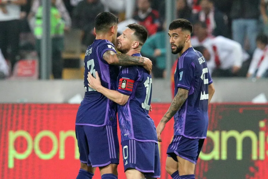 Lionel Messi, la gran figura de la Selección Argentina frente a Perú (Foto: Getty)