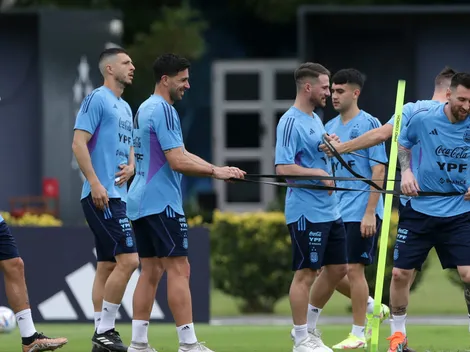 Sorprende Scaloni: el ex River que sería titular ante Perú