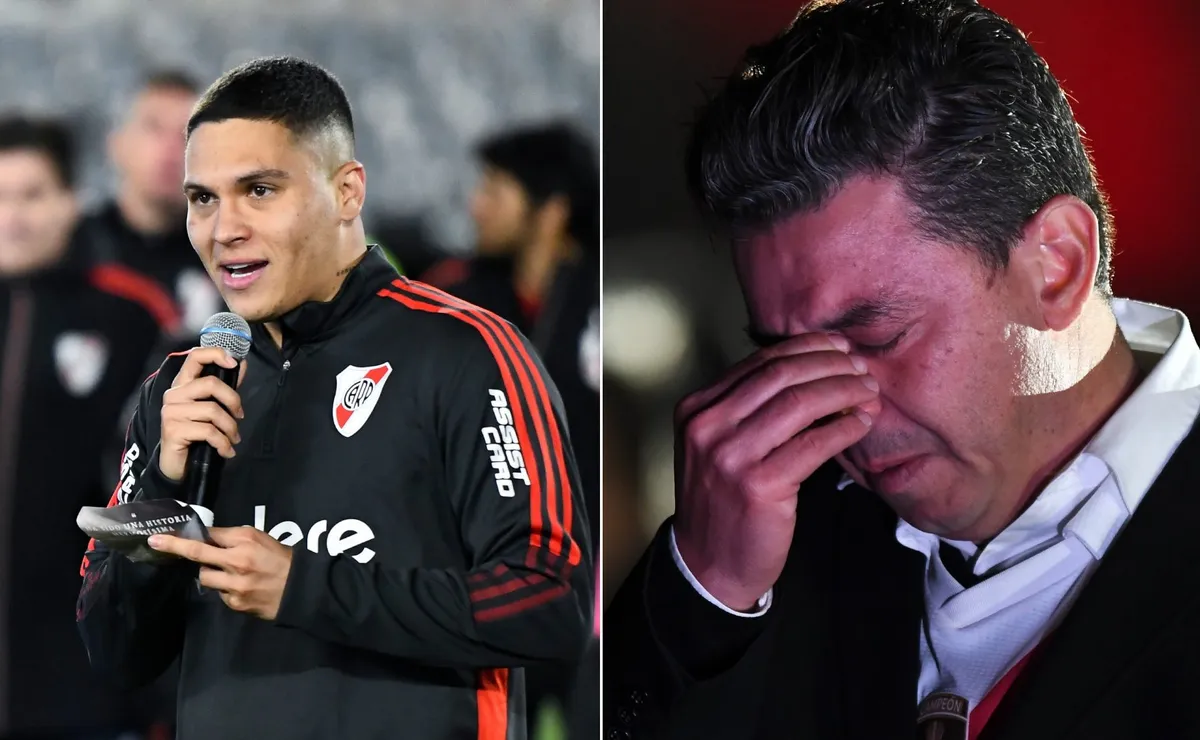 La emotiva despedida de Juanfer para el Muñeco.