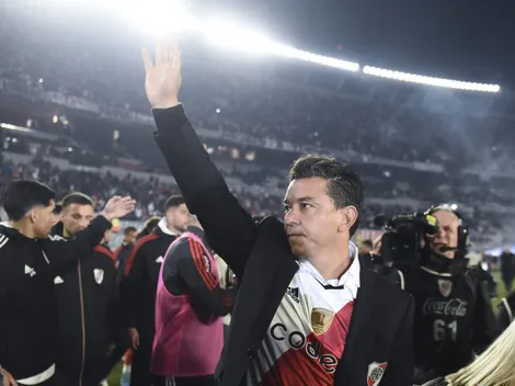 El Monumental pidió por la llegada de Gallardo: "Muñeeeco, Muñeeeco"