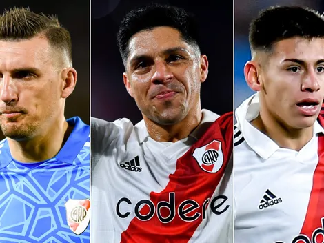 Los 14 futbolistas de River que sumaron más y menos minutos en lo que va del semestre