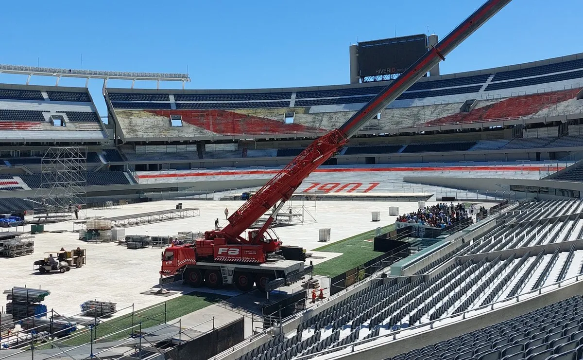 Foto: Obras River Plate.