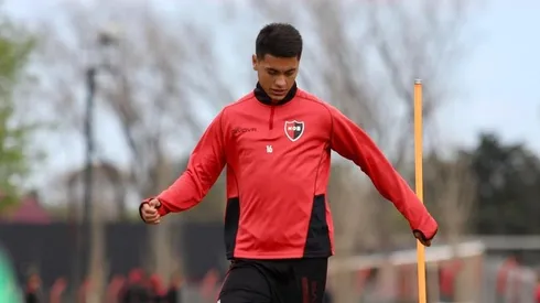 Esteban Fernández jugó muy poco en la Lepra. Foto: Prensa NOB.