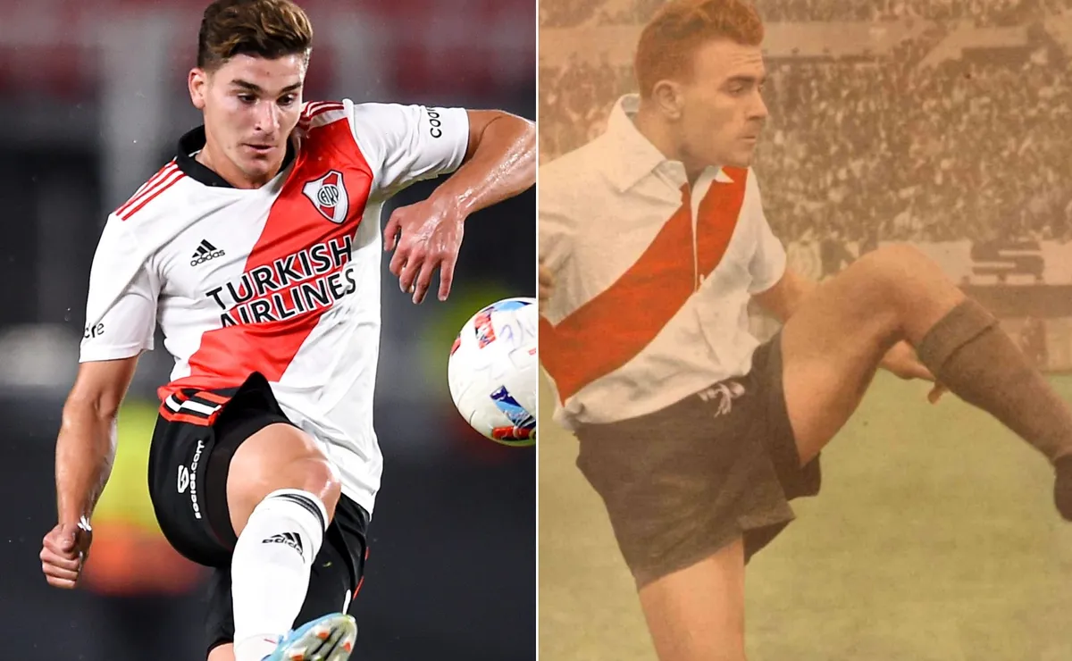 La comparación de Julián con una de las glorias del fútbol mundial.