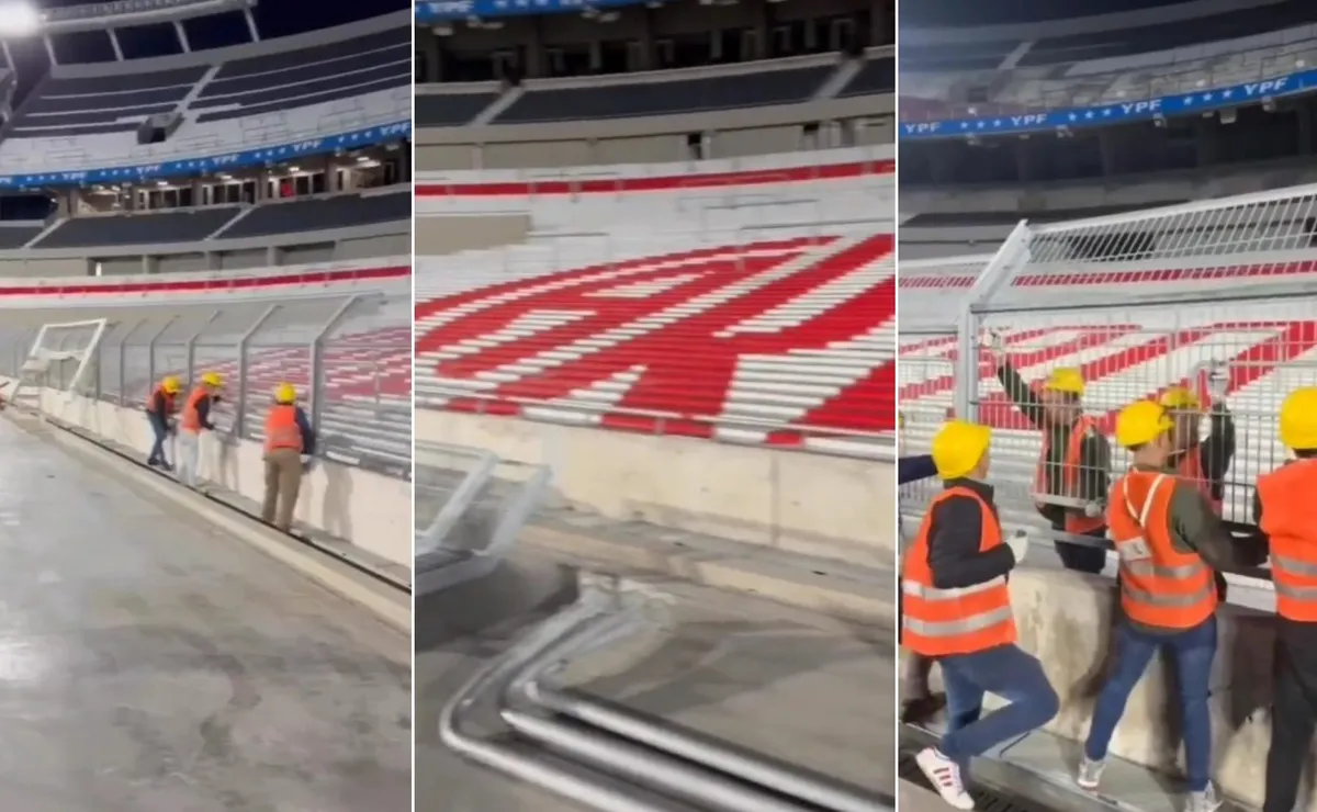 Comenzaron a retirar los cercos metálicos en las dos populares del Monumental.