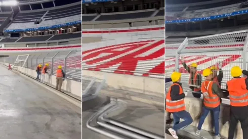 Comenzaron a retirar los cercos metálicos en las dos populares del Monumental.