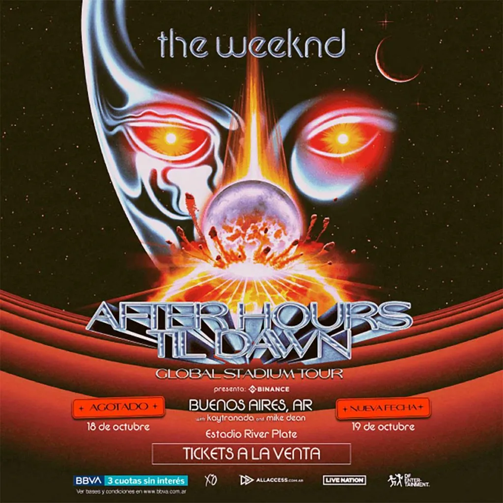 La doble función de The Weeknd en el Monumental.