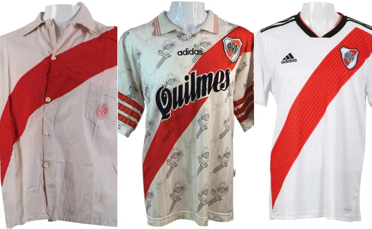 Tres de las camisetas más emblemáticas de la historia de River.