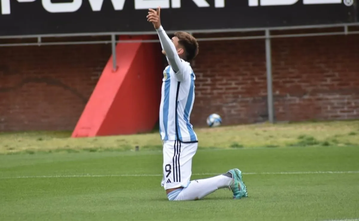 Ruberto le convirtió el gol con el que la Sub 17 le ganó a México