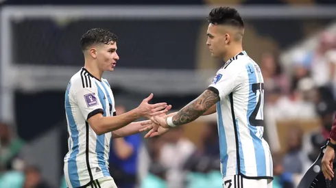 Julián y Lautaro jugarán juntos por primera vez en la Selección. (Foto: Getty).