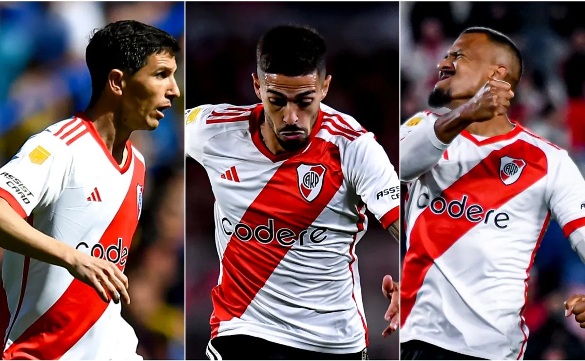 Nacho, Lanzini y Rondón.